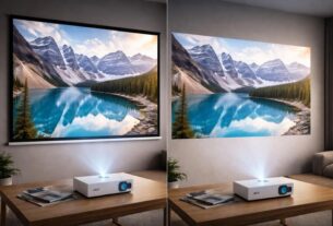 découvrez le rendu du mini vidéoprojecteur acer sur écran de projection et mur blanc pour choisir l'option idéale et profiter d'une image nette et lumineuse.